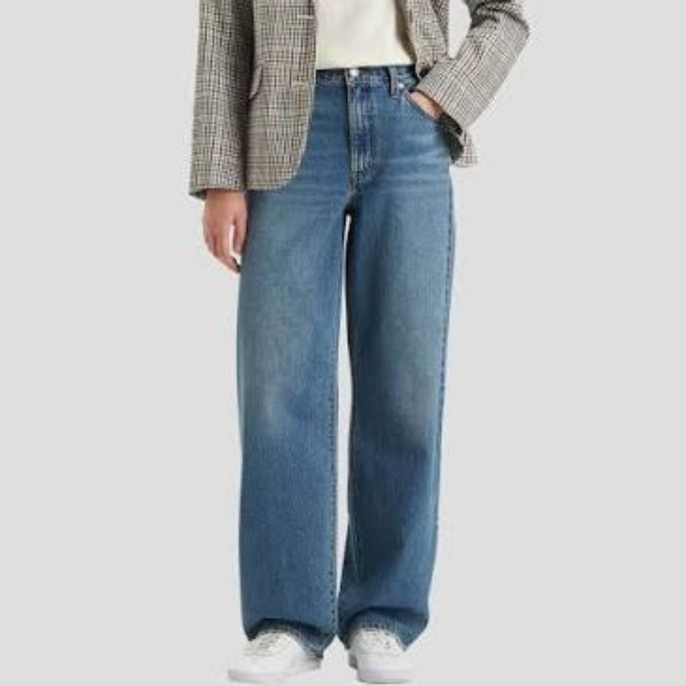 Levi's Baggy Dad Jeans Metaphor Mix Sz 26 Nwt - Picture 10 of 16